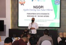 Menjelang Penetapan Upah Minimum Tahun 2022, Polrestabes Surabaya Memprakarsai Ngopi Bareng Forkopimda Kota Surabaya
