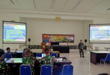 56 Operator Sisfopers Jajaran Divif 2 Kostrad mengikuti Bintek Sisfopers TNI AD Di Madivif 2 Kostrad.