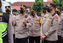 Apel Bhabinkamtibmas Polres Pasuruan, Dipimpin Langsung Oleh Dirbinmas Polda Jatim