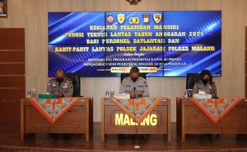 Polres Malang Gelar Pelatihan Mandiri Fungsi Teknis Lalu Lintas