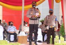 Gelar Apel Pasukan, TNI-Polri Hingga Linmas All Out Amankan Muba
