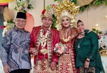 Ketum PPWI Hadiri Pernikahan Agung dan Dwi, Agung: Terimakasih Pak Ketum