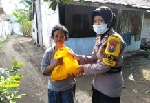 Bertugas Sebagai Bhabinkamtibmas, Polwan Peduli Janda Lansia