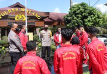 Kapolres Malang Lepas Kontigen Pencak Silat Polres Malang Menuju Turnamen Kapolda Jatim