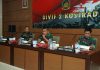 Pangdivif 2 Kostrad Pimpin Kegiatan Paparan Kasatker Dalam Rangka Lomba Zona Integritas Satjar Divif 2 Kostrad TA 2021