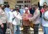 Kapolsek Pagelaran Rangkul Remaja Masjid Galang Bansos Bagi Korban Erupsi Semeru