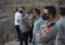 Kapolres Malang Bersama Kapolresta Malang Kota Tinjau Perkembangan Pasca Erupsi Semeru
