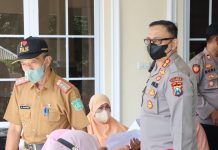 Kapolres Pasuruan Cek Pelaksanaan Vaksinasi Di Wilayah Kecamatan Sukorejo Pasuruan
