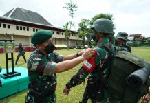 Pangdivif 2 Kostrad Menutup Latihan Pemantapan Raider Yonif Mekanis Raider 413/Bremoro/6/2 Kostrad