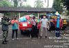 Polsek Kromengan Sinergi dengan Relawan Salurkan Bansos kepada Korban Erupsi Semeru