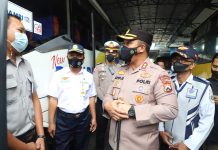 Kapolres Mojokerto Cek Terminal Kertajaya