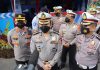 Kapolres Batu Dampingi Kunjungan Pamatwil Korlantas Polri di Kota Batu