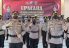 Kado Istimewa Tahun Baru, 85 Anggota Polres Pasuruan Naik Pangkat