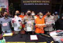 Polresta Malang Kota Gagalkan Peredaran Narkoba 2,6 KG