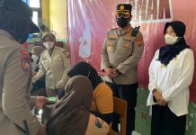 Polresta Sidoarjo Masifkan Vaksinasi Merdeka Anak