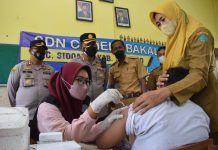 Kejar Target Akhir Januari 2022, Vaksinasi Anak Di Sidoarjo Dimasifkan