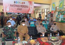 Zoom Meeting Vaksinasi Merdeka Anak Di SDN Kebon Waris 1 Pandaan Pasuruan