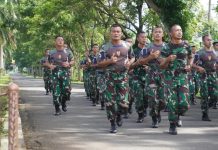 Penyiapan Perlombaan Olahraga Militer Dan Olah Raga Umum Prajurit Yonif Para Raider 502/UY/18/2 Kostrad