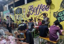 Patroli KRYD Ditsamapta Polda Jatim Antisipasi Kerumunan Masyarakat di Tempat Umum