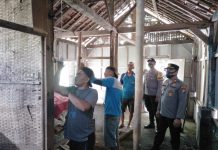 Polsek Pagak Gandeng Komunitas Sumakul Bersatu Bedah Rumah Warga Kurang Mampu