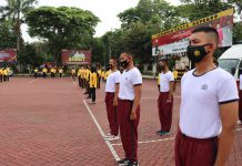 Jaga kesehatan dan kestabilan tubuh, Personil Polres Malang Laksanakan Olahraga Pagi Bersama