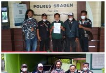 LPKN SAPU JAGAD Laporkan Renternir Berkedok Koperasi Beserta Oknum TNI Yang Membekingi Ke Polres Sragen dan Ke Subdenpom IV