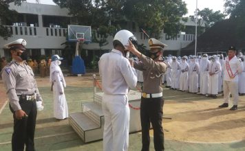 Polisi Ajak Pelajar Tanamkan Budaya Tertib Berlalulintas Sejak Dini