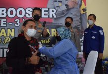 Sambut HPN 2022, Polresta Sidoarjo Gelar Vaksinasi Booster untuk Wartawan