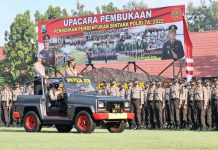 Kapolda Jatim Buka Diktuk Bintara Polri Gelombang I, sebanyak 737 Siswa akan dididik di SPN Polda Jatim
