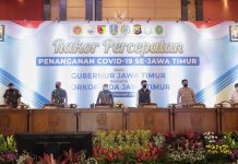 Siapkan Strategi Hadapi Gelombang 3, Forkopimda Jatim Gelar Rakor Percepatan Penanganan Covid-19