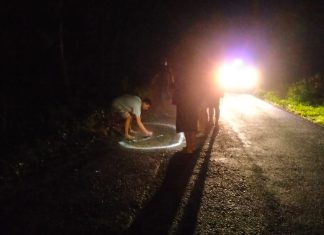 Peduli Keselamatan Pengguna Jalan, Pemuda Sukowilangun Pilok jalan Berlubang