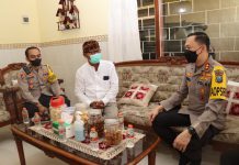 Silaturahmi Dengan Tokoh Agama Hindu, Kapolres Malang Ajak Jaga Kerukunan Antar Umat Beragama