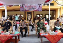 Kapolres Malang Dampingi Irwasda Tinjau Vaksinasi Serentak Indonesia