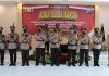 Kapolres Pasuruan Pimpin Serah Terima Jabatan Kapolsek dan Pejabat Utama Polres Pasuruan