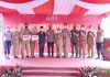 Gebyar Vaksinasi Lansia, Kapolres Batu Bagikan Doorprize Sepeda Motor