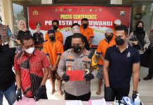 Curi 13 Ekor Sapi, 5 Orang Sindikat Pecurian Sapi di Banyuwangi Diciduk Polisi