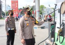 Antisipasi Penimbunan BBM, Kapolres Pasuruan Monitor SPBU Di Wilayah Kabupaten Pasuruan