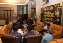 Dialog Bersama Aktifis Cipayung Plus, Kapolres Malang: Sarana Komunikasi dan Mencari Solusi