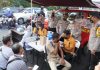 Gelar Layanan Vaksinasi Booster di Batas Kota, Sambil Aksi Simpatik ke Pengendara
