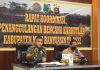 Dandim 0401/Muba Buka Rapat Koordinasi Penanggulangan Bencana Karhutlah Kabupaten Musi Banyuasin Tahun 2022