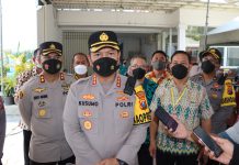 Pastikan Paskah Berlangsung Aman, Kapolresta Sidoarjo Patroli Gereja