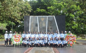 Peringati HBP ke-58, Lapas Sekayu Kanwil Kemenkumham Sumsel Gelar Upacara Tabur Bunga