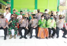 PJU Polda Jatim Cek Vaksinasi di PCNU Gresik