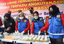 Arus Balik Lebaran, Pengemudi Bus Terminal Purabaya di Tes Urine