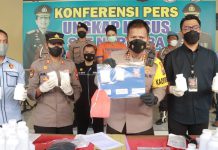 Beroperasi 4 Bulan Di Sidoarjo, Kurir Narkoba Ditangkap Polisi