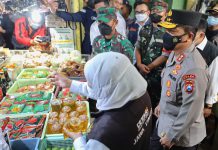 Forkopimda Jatim Lakukan Pengecekan Harga dan Distribusi Migor di Pasar Soponyono Rungkut