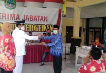 Sertijab Kepala Desa Sumbergedang Pandaan, Niam Sovi Siap Lanjutkan Programnya