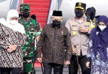 Forkopimda Jatim Dampingi Wapres RI Kunker di Dua Pesantren Jatim
