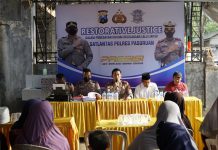Satlantas Polres Pasuruan Melakukan Restorative Justice Dalam penyelesaian Masalah Hukum