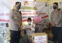 Jelang Hari Bhayangkara Ke-76, Polresta Sidoarjo Lakukan Anjangsana